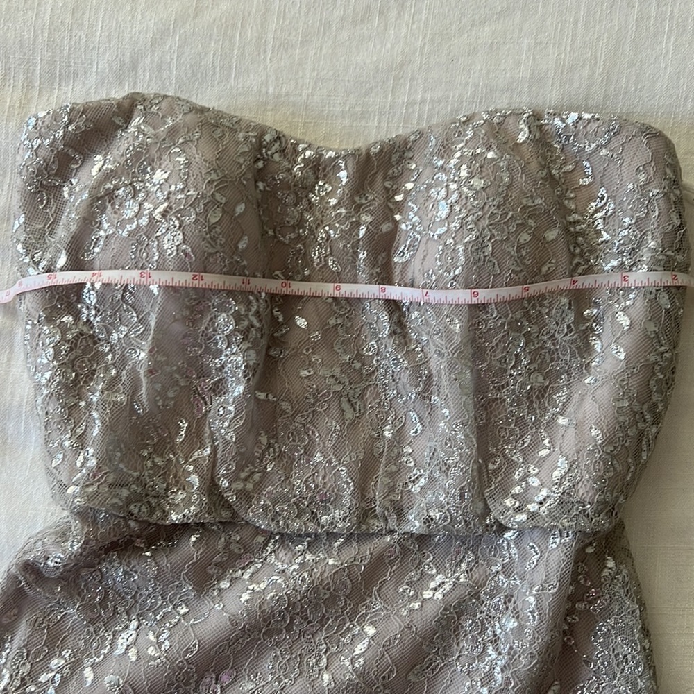 After Six Bridesmaid Maxi Dress Gown 6786 Oyster 0 - Picture 11 of 11